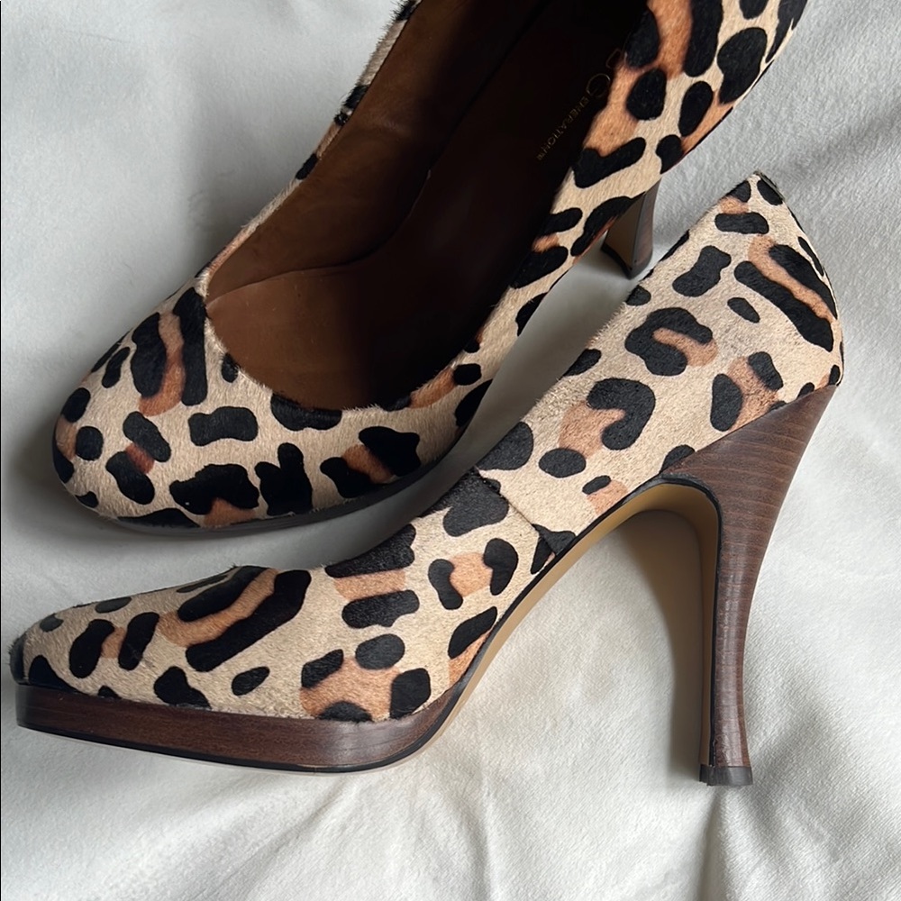 BCBGeneration Leopard Print Dania Calf Hair Pump - Picture 3 of 13